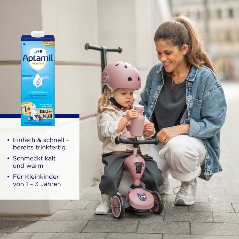 Aptamil Kindermilch 1+ Milchnahrung  1 l Flüssigkeit
