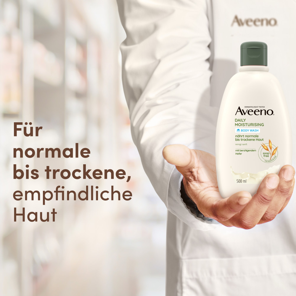 Aveeno Daily Moisturising Seifenfreies Duschgel 500 ml Duschgel