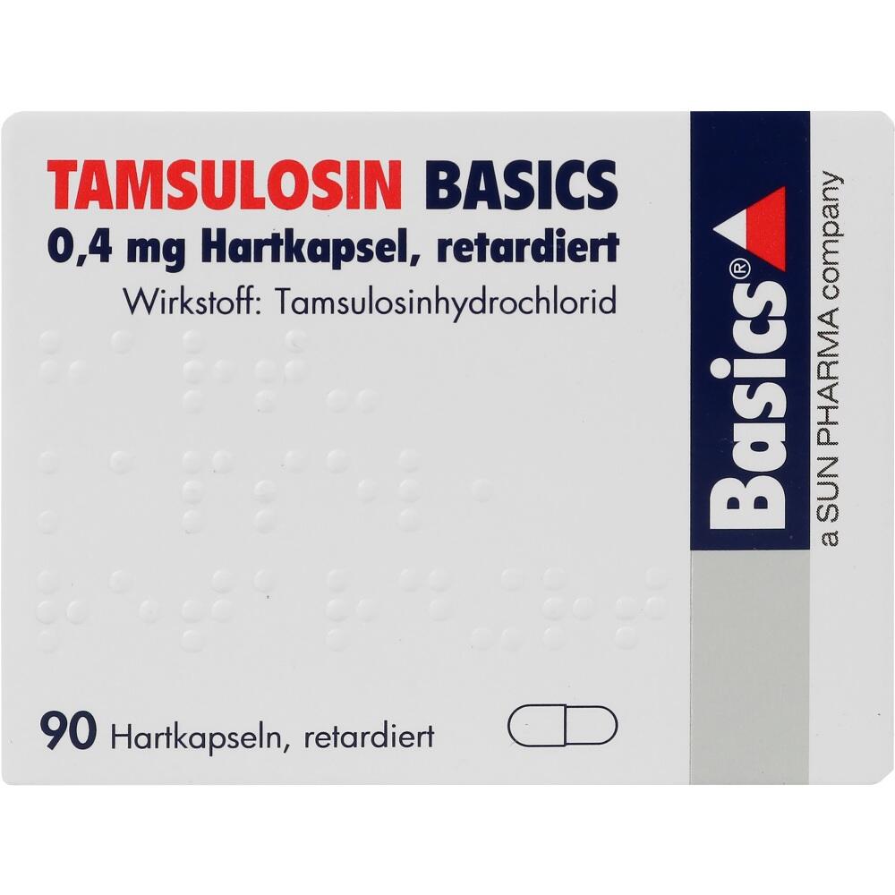 TAMSULOSIN BASICS 0,4 mg Hartkaps.retard. 90 St Retard-Kapseln