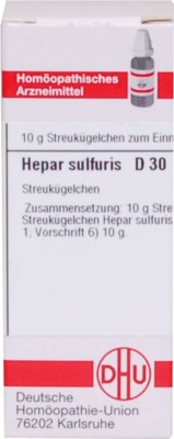 HEPAR SULFURIS D 30 Globuli 10 g Globuli