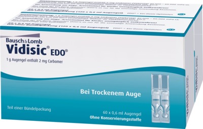 Vidisic EDO Augengel 120X0.6 ml Augengel
