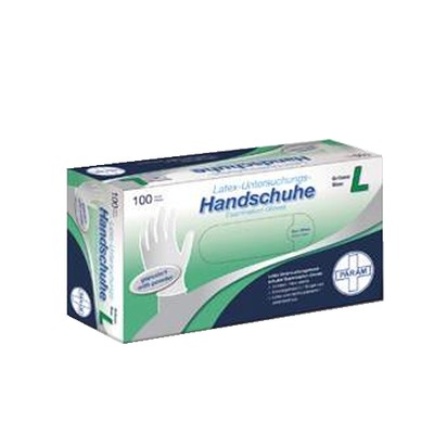 HANDSCHUHE Einmal Vinyl puderfrei L 100 St Handschuhe