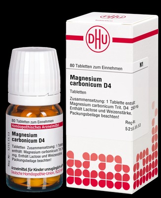 MAGNESIUM CARBONICUM D 4 Tabletten 80 St Tabletten
