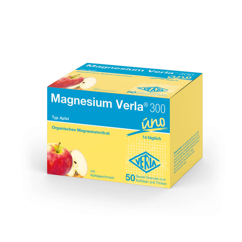 Magnesium Verla 300 uno Typ Apfel 50 St Granulat
