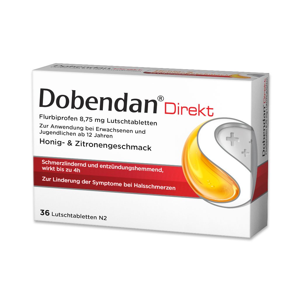Dobendan Direkt - bei Halsschmerzen 36 St Lutschtabletten