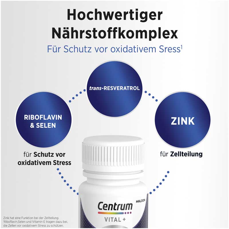 Centrum  VITAL + ANTIOX ZELLSCHUTZ 30 St Kapseln