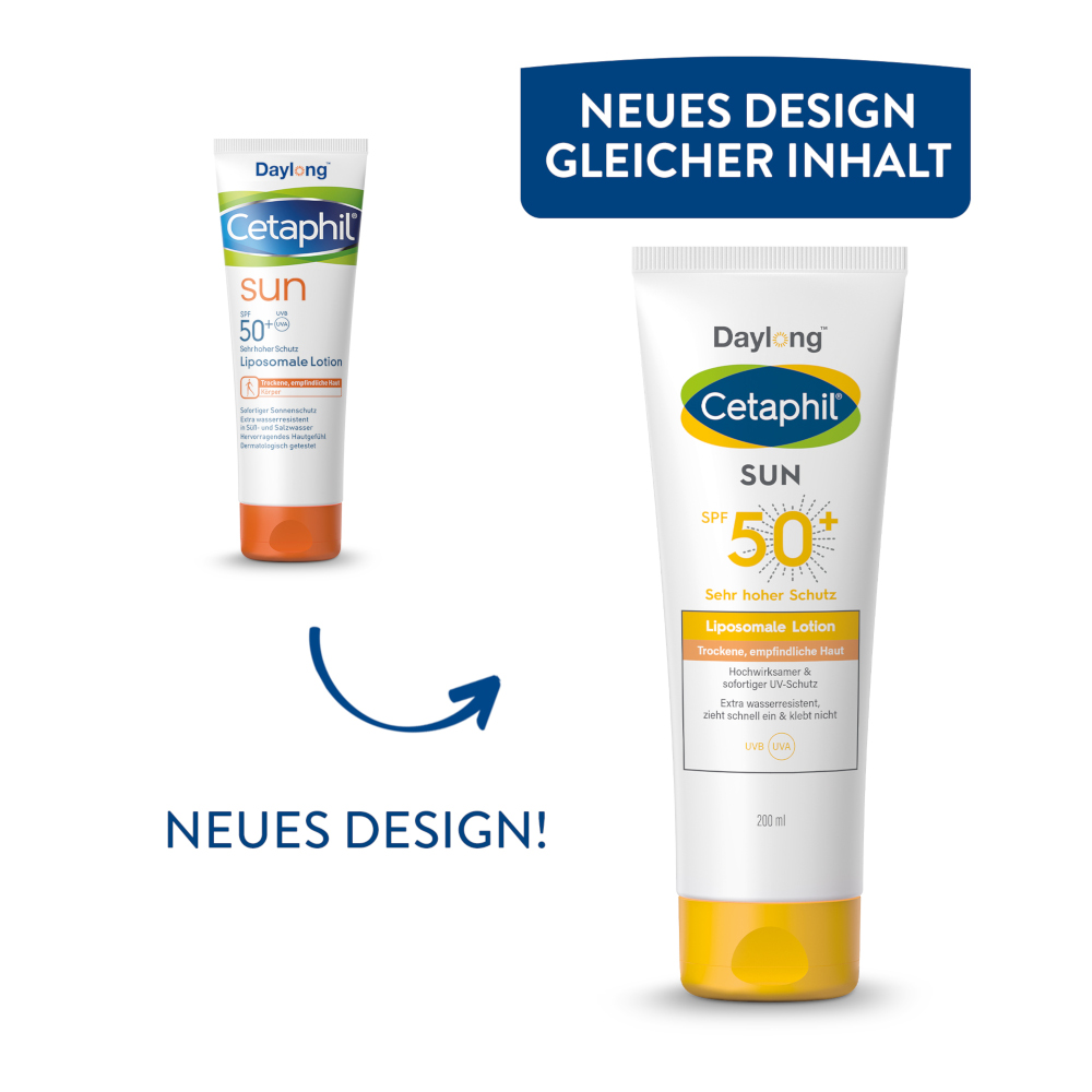Cetaphil SUN Daylong SPF 50+ Liposomale Lotion + 20% sparen* 200 ml Lotion