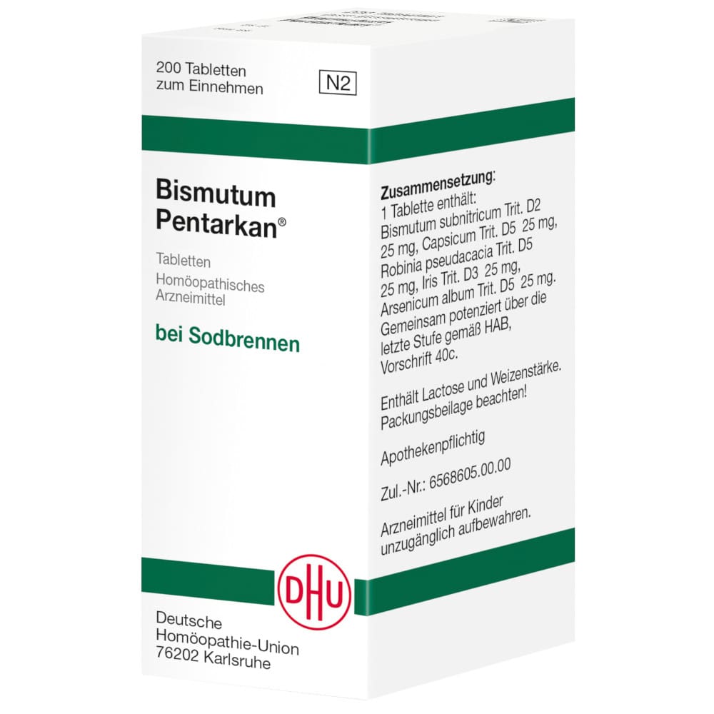 BISMUTUM PENTARKAN Tabletten 200 St Tabletten