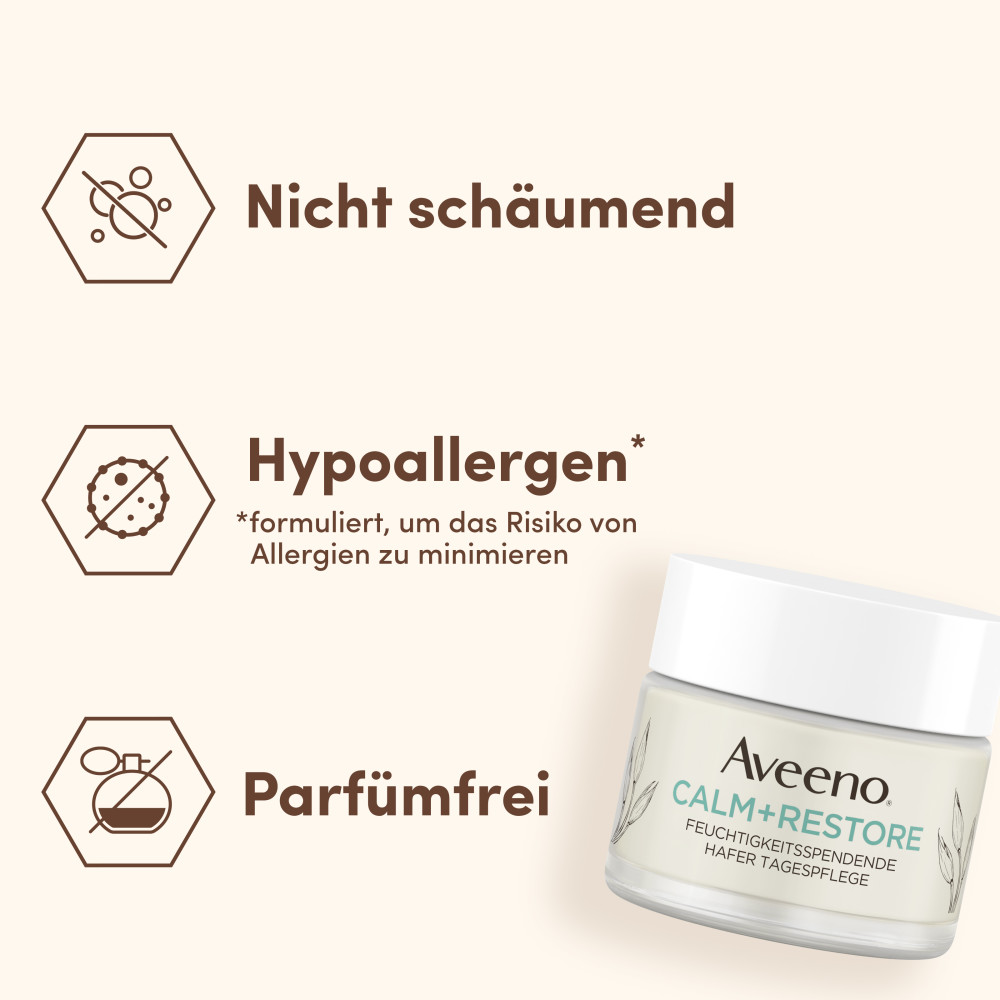 Aveeno CALM+RESTORE OAT GEL MOISTURISER 50 ml Creme