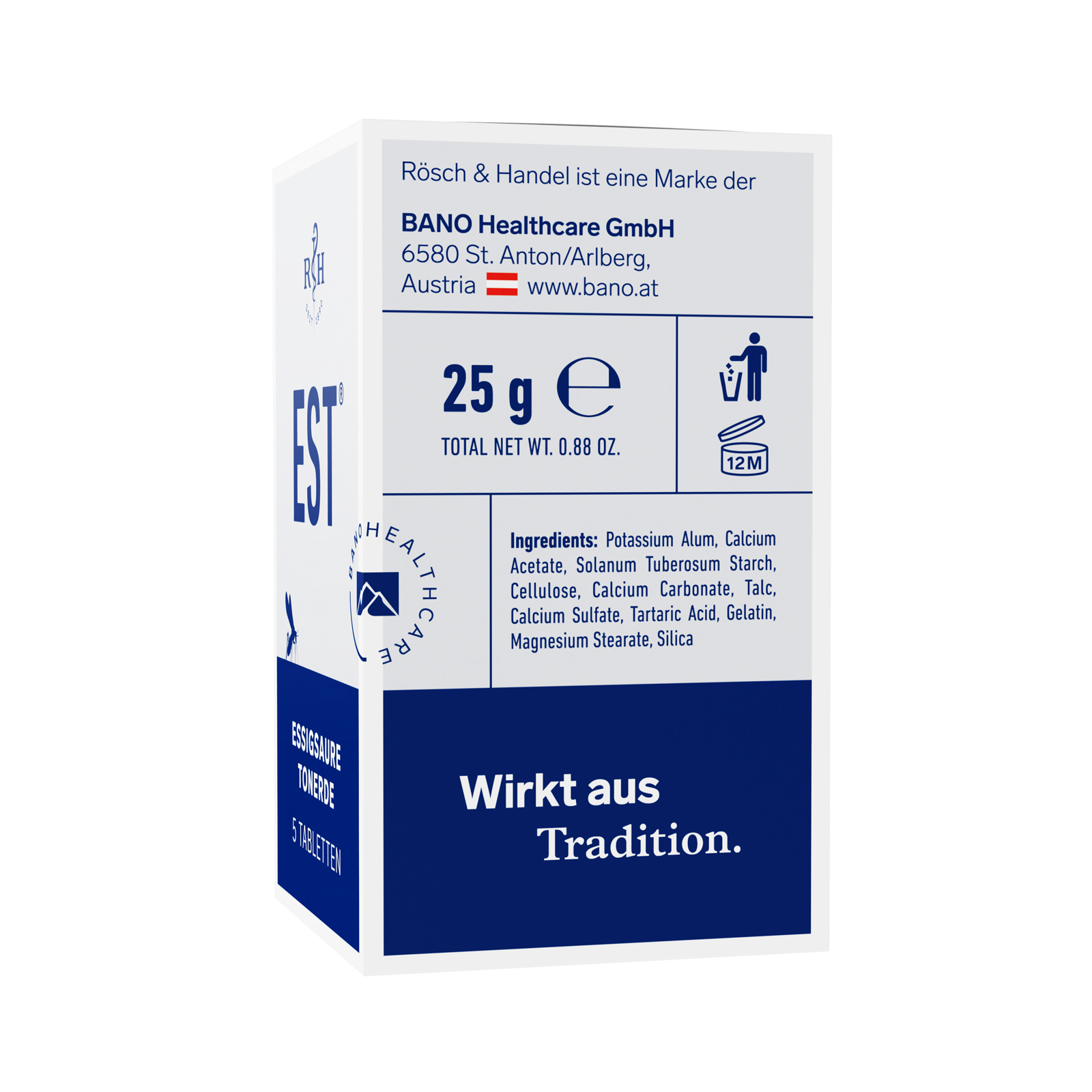 EST Essigsaure Tonerde Tabletten zum Auflösen 5 St Tabletten