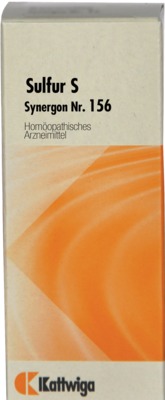 SYNERGON KOMPLEX 156 Sulfur S Tropfen 20 ml Tropfen