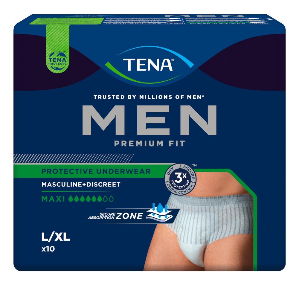 TENA MEN PREMIUM FIT MAXI L/XL 4X10 St