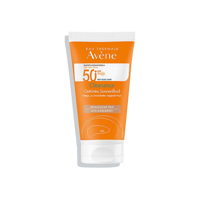 Avène Cleanance Getöntes Sonnenfluid SPF 50+  50 ml Emulsion