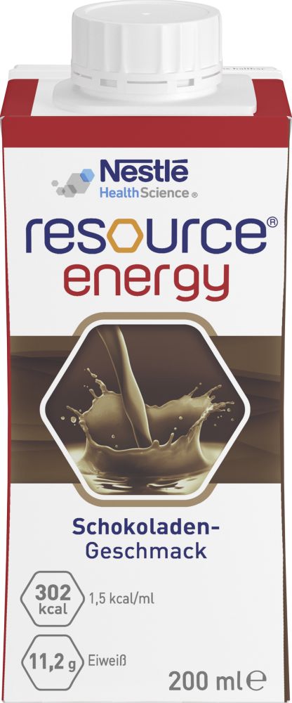 resource energy Schokoladen-Geschmack 1X200 ml Flüssigkeit