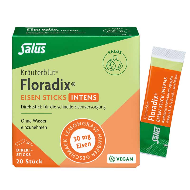 Floradix EISEN STICKS INTENS 20 St Pulver
