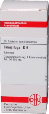 CIMICIFUGA D 6 Tabletten 80 St Tabletten