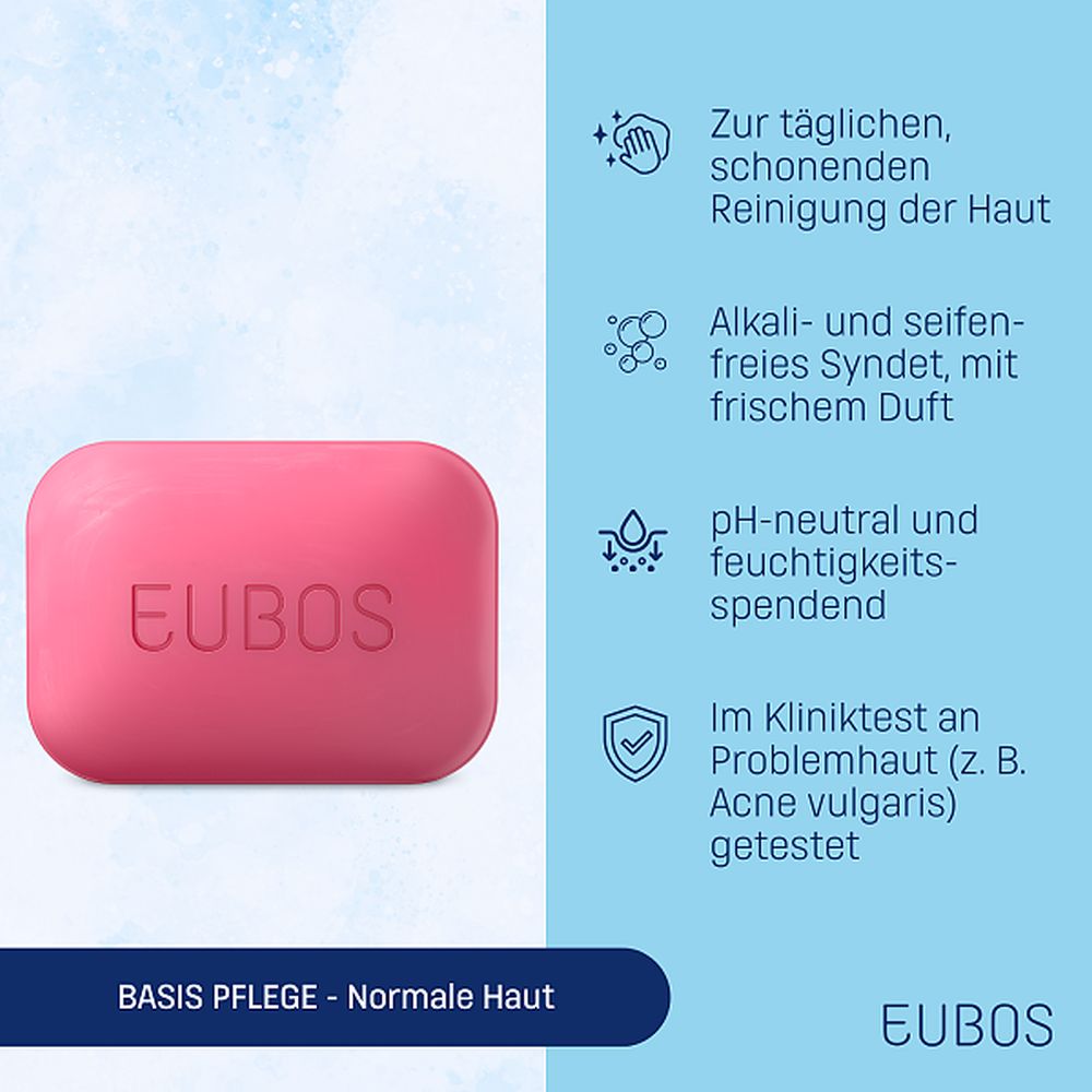 Eubos Seifenstück rot 125 g Seife