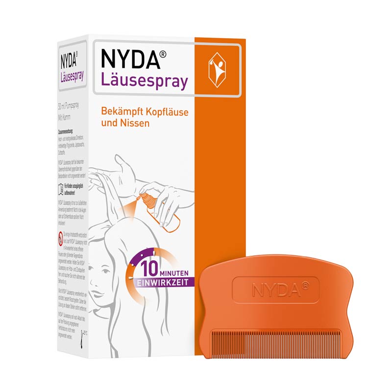 NYDA Läusespray gegen Kopfläuse & Nissen 50ml 50 ml Pumplösung