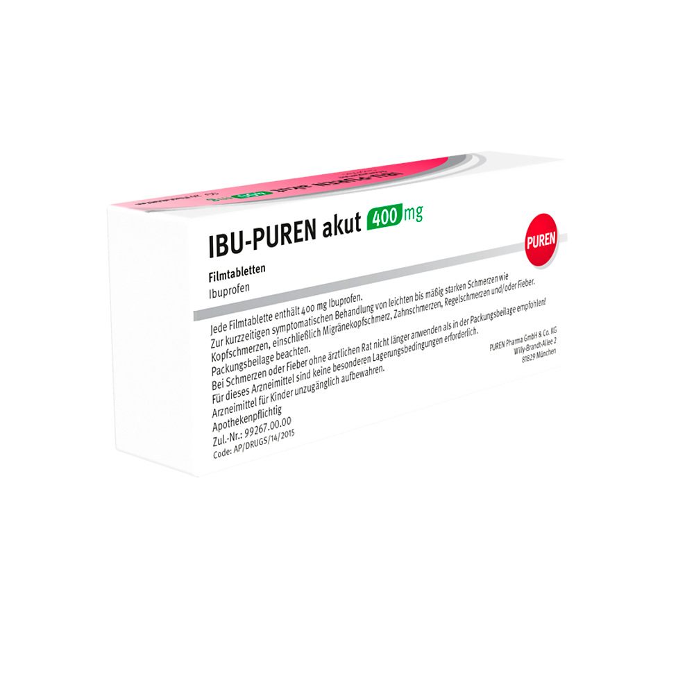 IBU-PUREN akut 400mg  20 St Filmtabletten