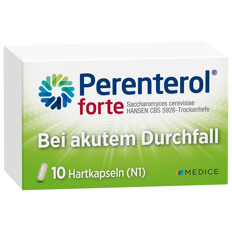 Perenterol forte bei akutem Durchfall  10 St Hartkapseln