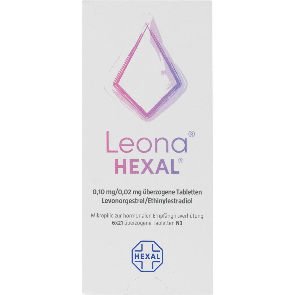 Leona HEXAL 0,10mg/0,02mg 6X21 St Überzogene Tabletten