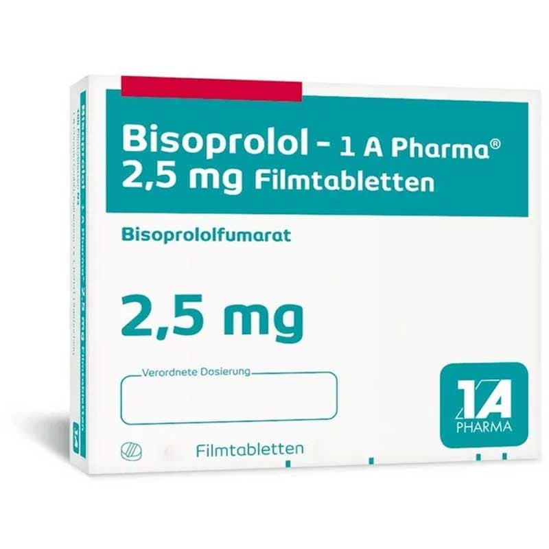 Bisoprolol-1 A Pharma 2,5mg 30 St Filmtabletten