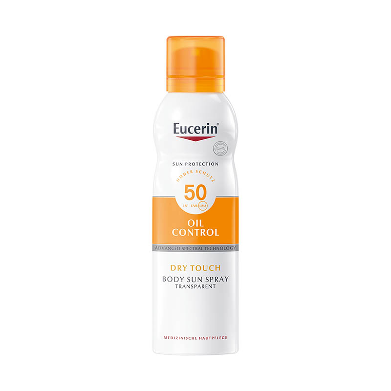 Eucerin SUN OIL CONTROL DRY TOUCH BODY SUN SPRAY TRANSPARENT LSF 50+  200 ml Spray