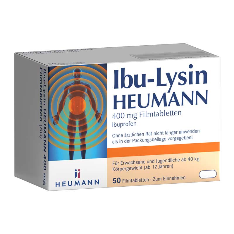 Ibu-Lysin HEUMANN 400 mg 50 St Filmtabletten