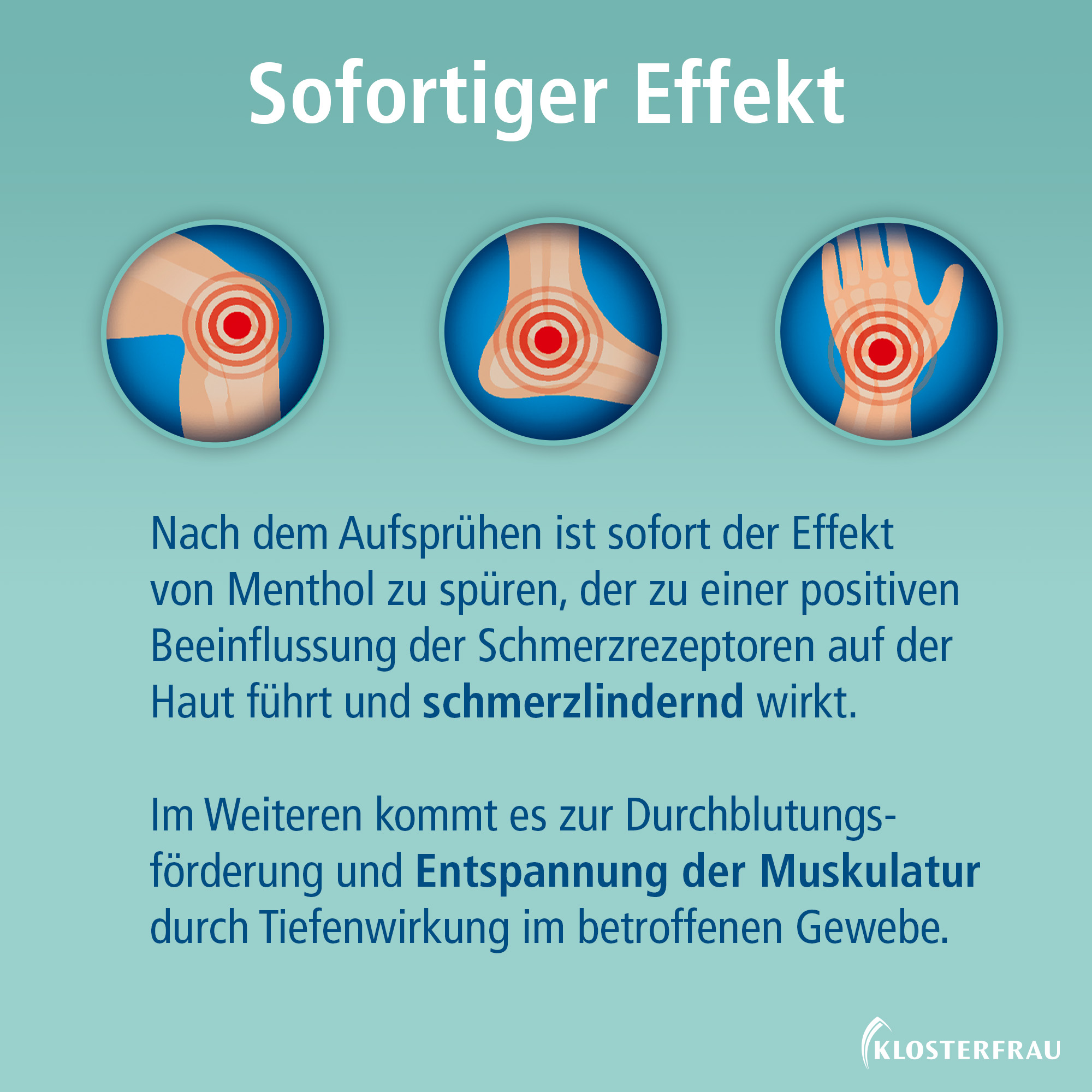 KLOSTERFRAU Schmerzfluid Spray 150 ml Lösung