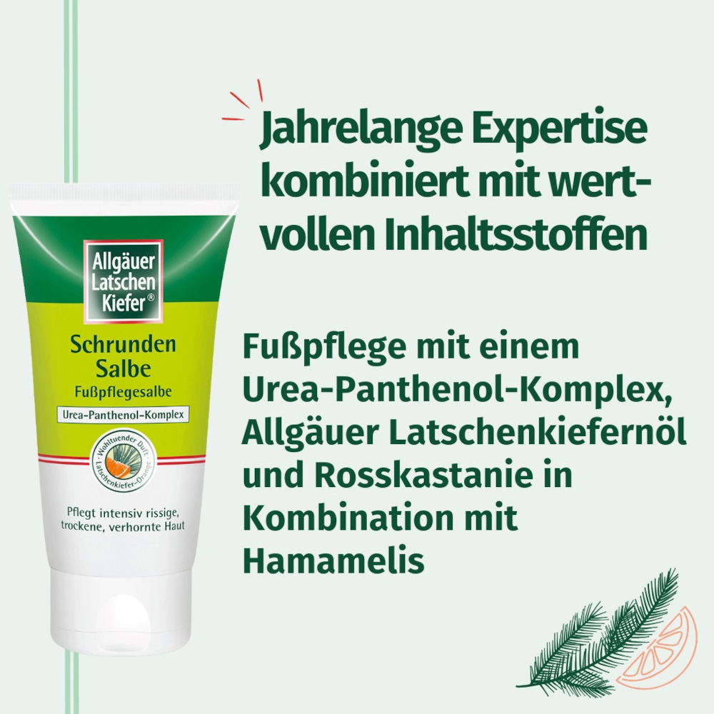 Allgäuer Latschen Kiefer Schrunden Salbe Fußpflegesalbe 75 ml Salbe