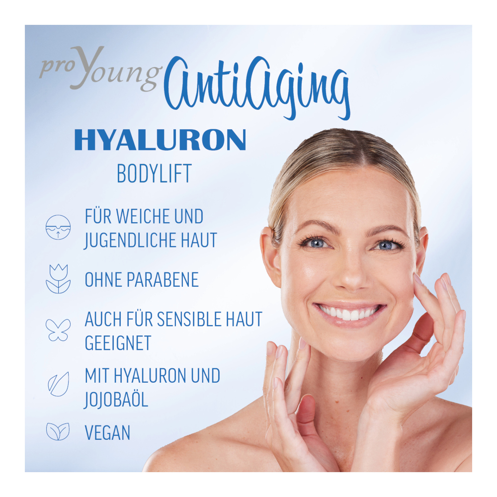 proYoung HYALURON ANTI AGING BODY LIFT KÖRPERCREME 300 ml Creme