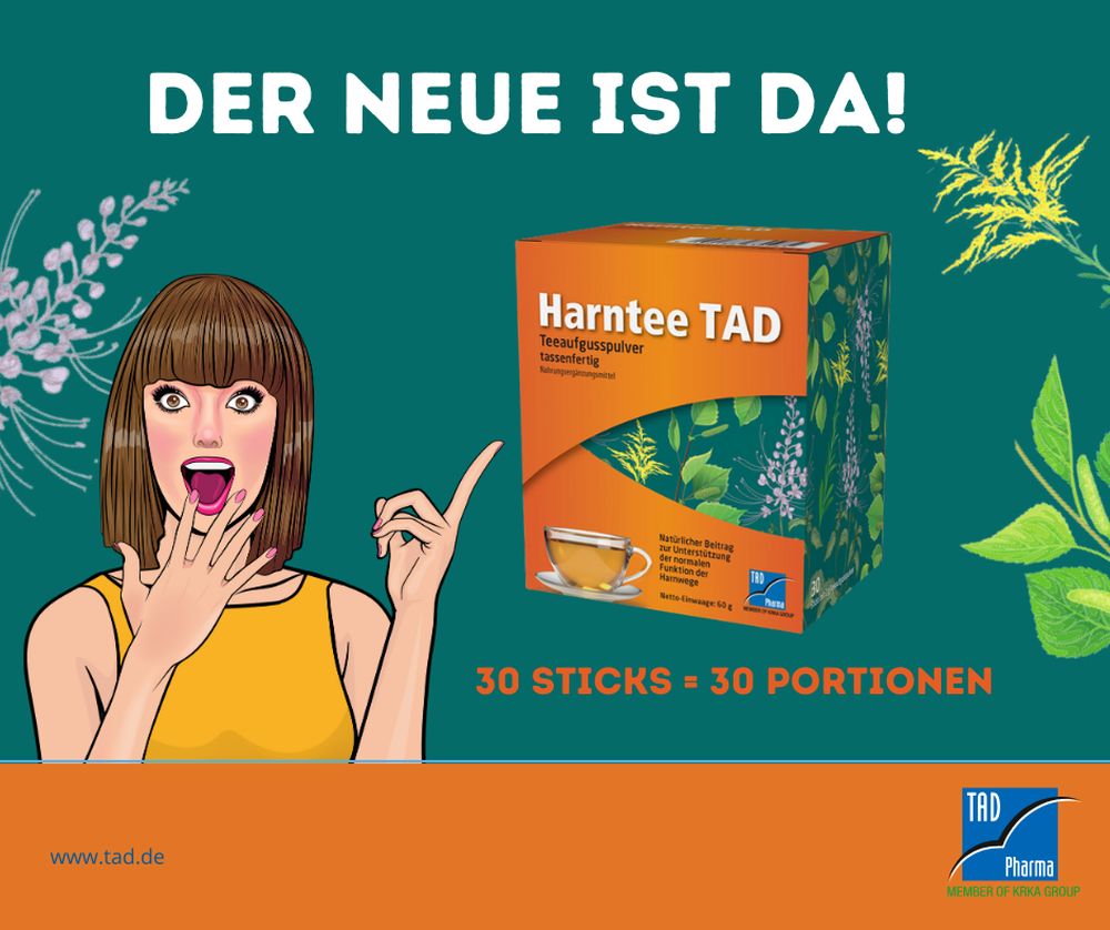 Harntee TAD 30X2 g Granulat