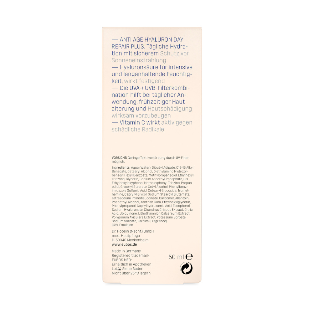 EUBOS HYALURON Day Repair Plus LSF 20 Creme 50 ml Creme