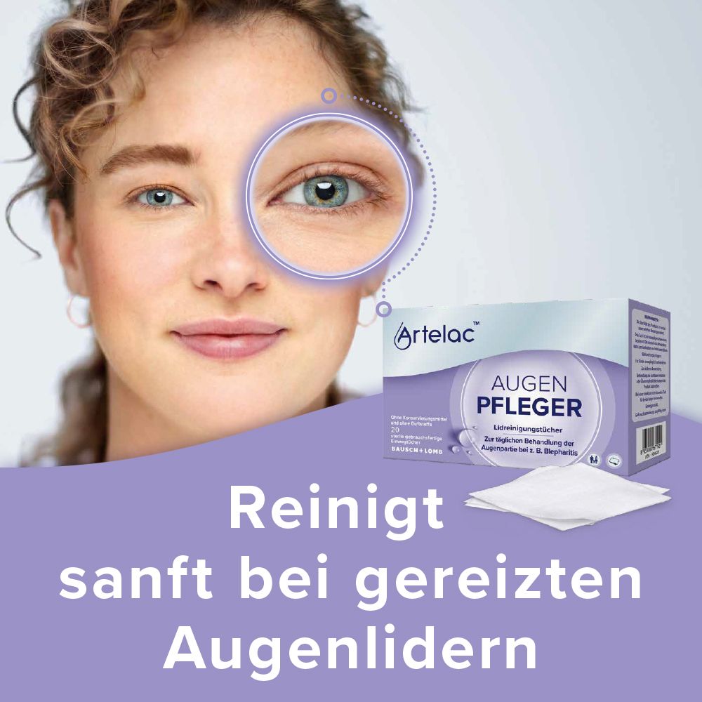 Artelac AUGEN PFLEGER 20 St Tücher