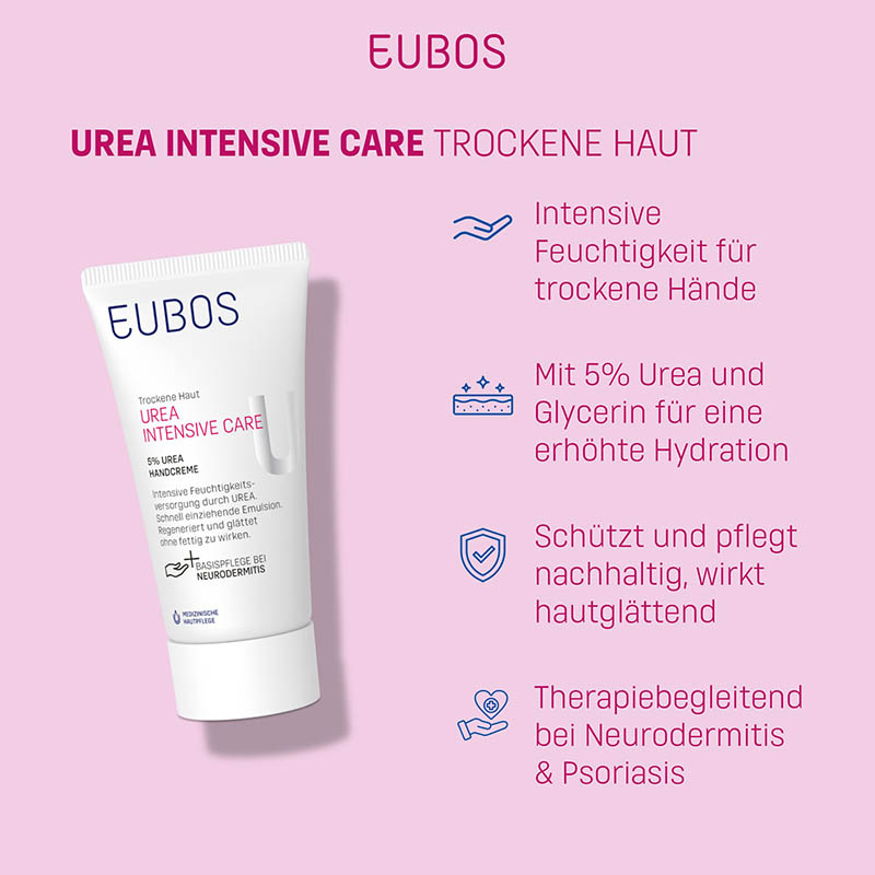 EUBOS UREA INTENSIVE CARE 5% UREA HANDCREME 75 ml Creme