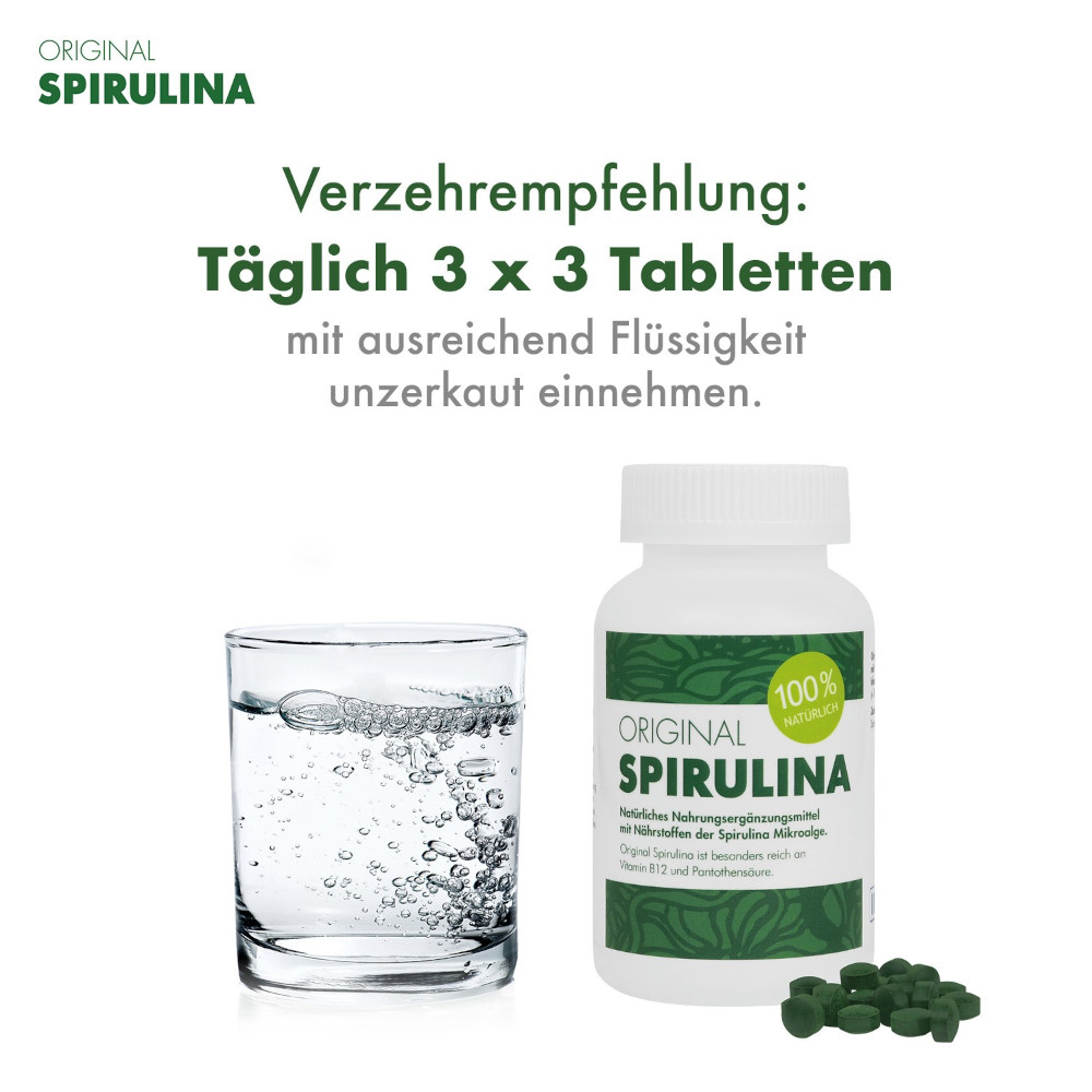 Original Spirulina  480 St Tabletten