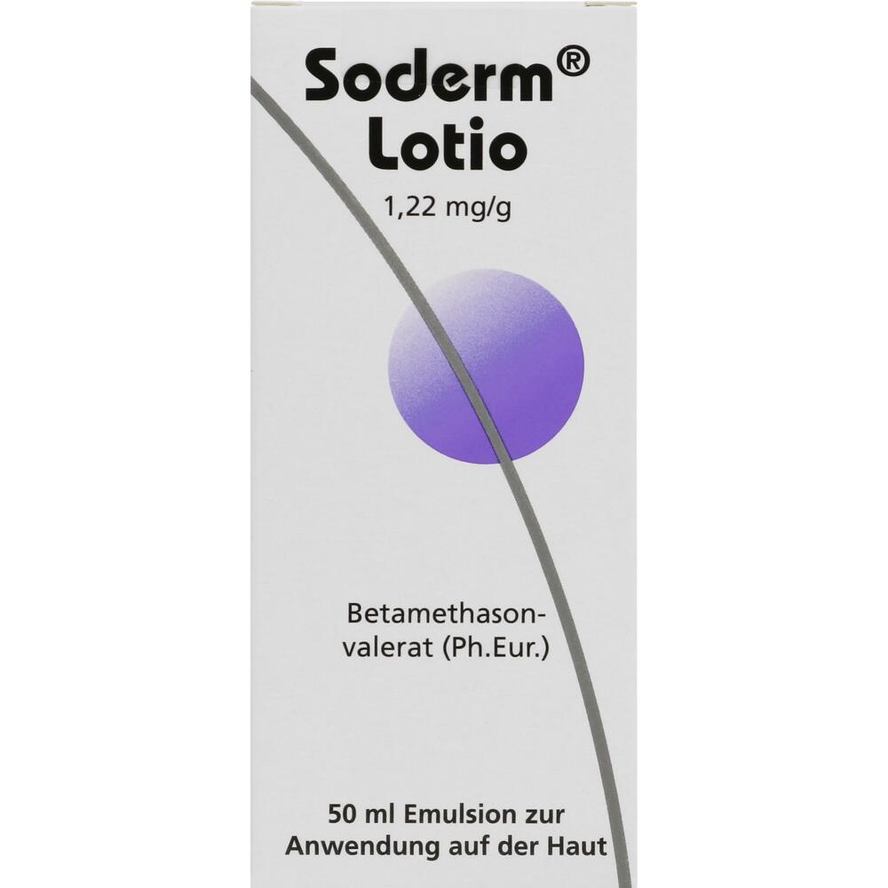 Soderm Lotio 1,22 mg/g 50 ml Emulsion