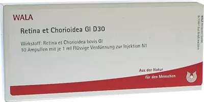 Retina et chorioidea Gl D30 Ampullen 10X1 ml Ampullen