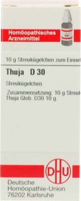THUJA D 30 Globuli 10 g Globuli