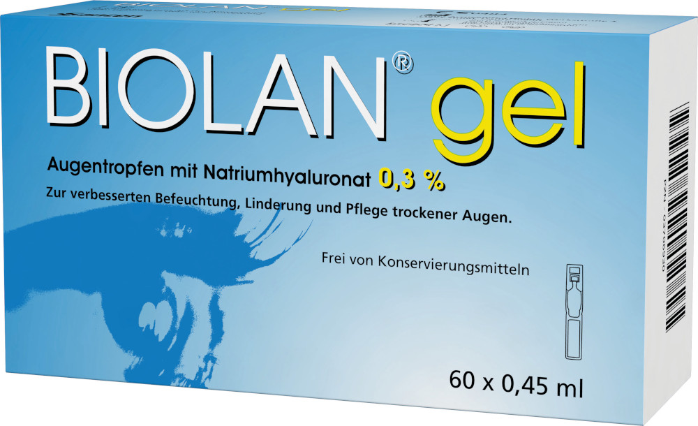 BIOLAN Gel Augentropfen 60X0.45 ml Augentropfen