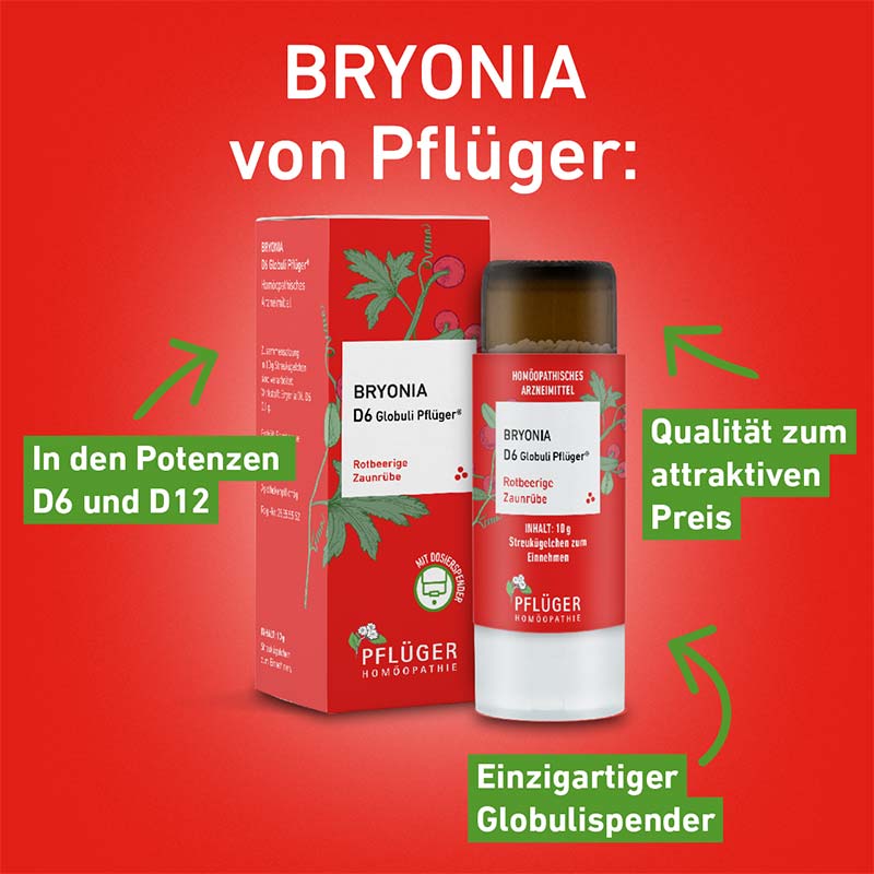 Bryonia D12 Globuli Pflüger 10 g Globuli