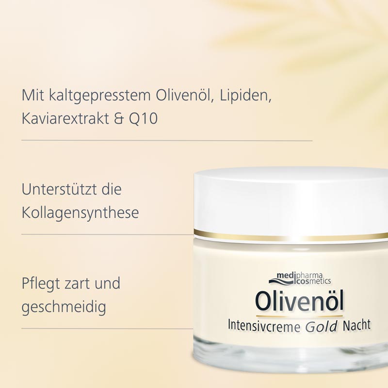Olivenöl Intensivcreme Gold Zell-aktiv Nachtcreme 50 ml Nachtcreme