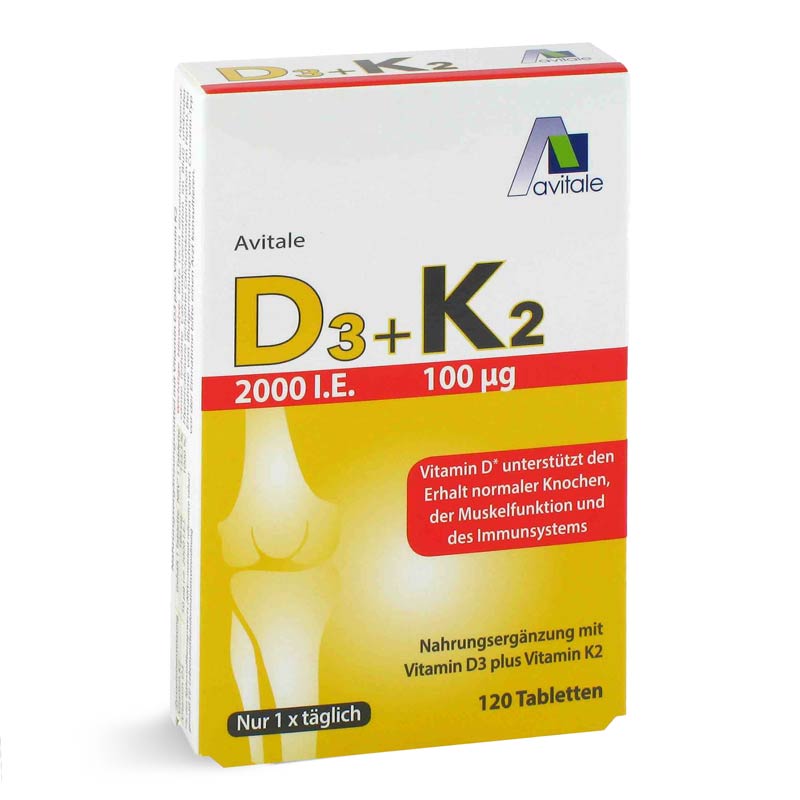 Avitale D3 + K2 2000 I.E.  120 St Tabletten