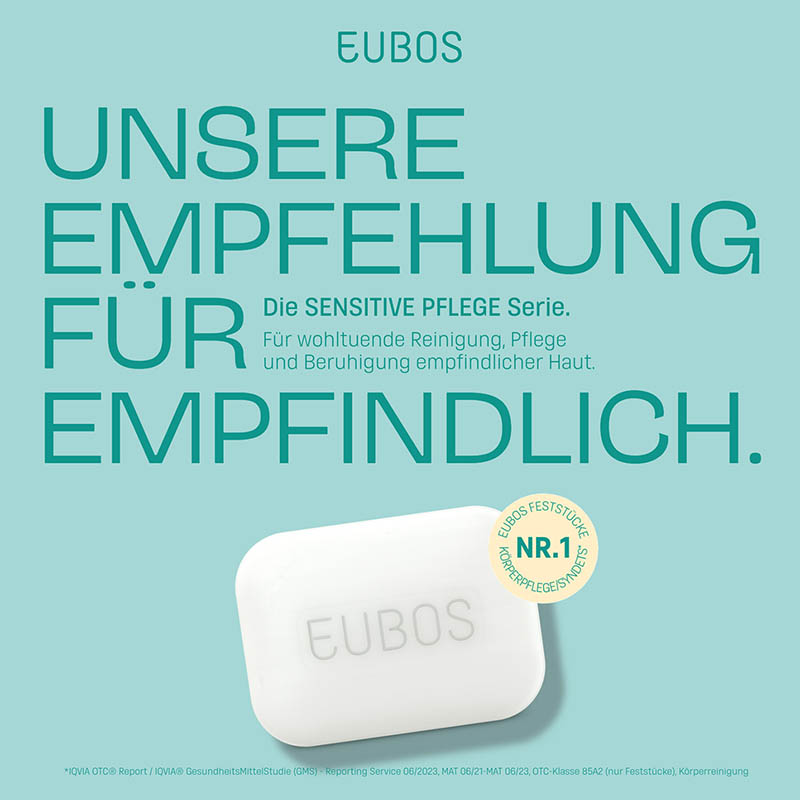 EUBOS SENSITIVE Fest 125 g Seife