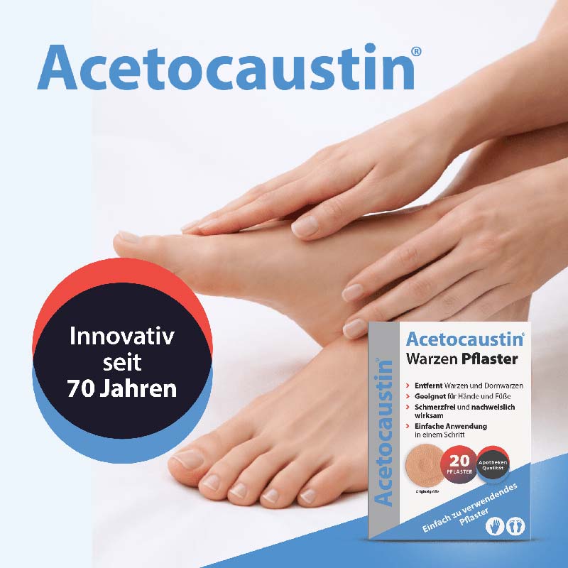 Acetocaustin Warzen Pflaster 20 St Pflaster
