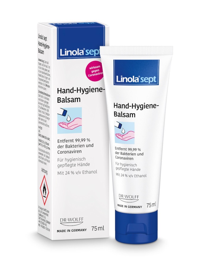 Linola sept Hand-Hygiene-Balsam - für Handhygiene 75 ml Creme