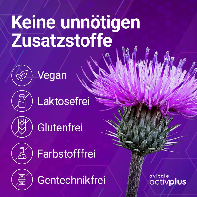 avitale ACTIVPLUS MARIENDISTEL + ARTISCHOCKE + LÖWENZAHN 120 St Kapseln