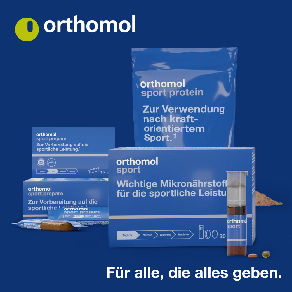 orthomol sport perform - Elektrolyte für den Sport - mit Vitamin B12, Magnesium und Calcium - Granulat