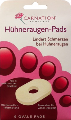 CARNATION Hühneraugen-Pads 9 St Pflaster