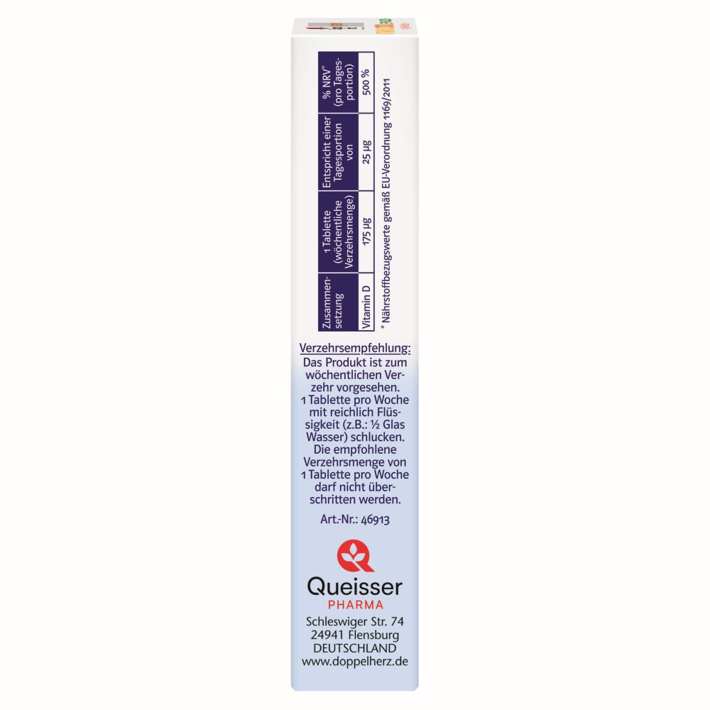 Doppelherz system Vitamin D3 7000 I.E. PFLANZLICH  30 St Tabletten